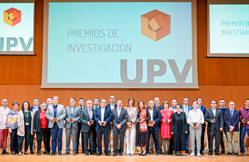 Personal investigador galardonado en los I Premios de Investigación de la UPV