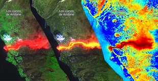 La erupcin de La Palma cambia la cartografa